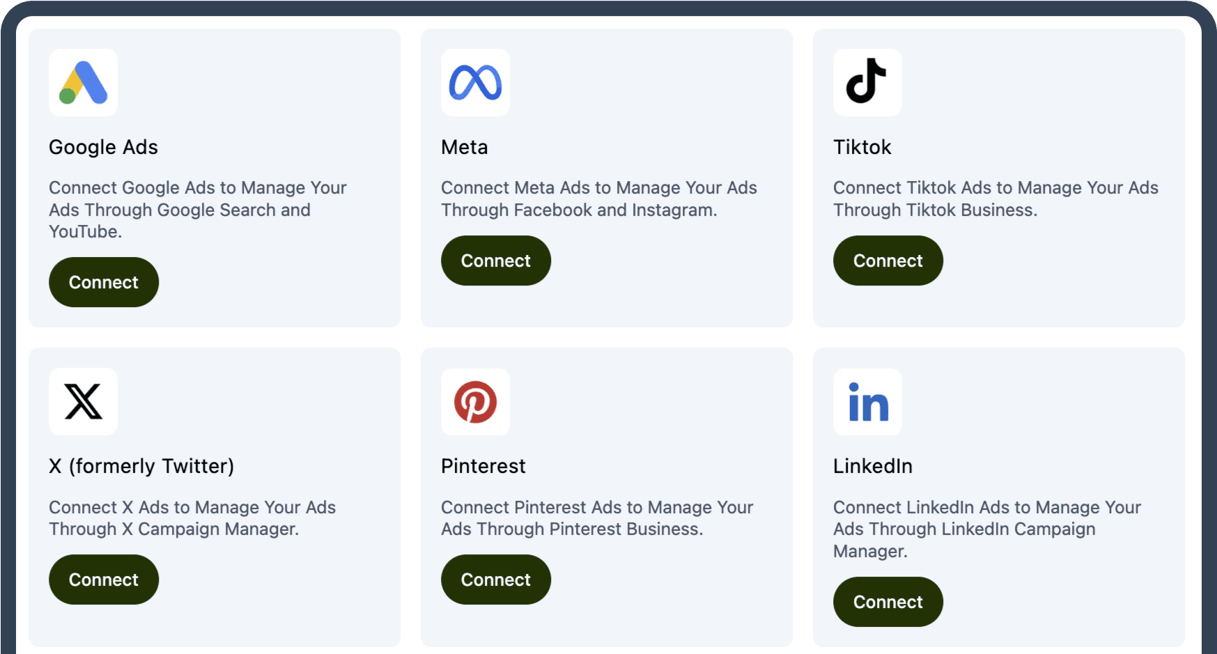 Multi Channel Ads Integration