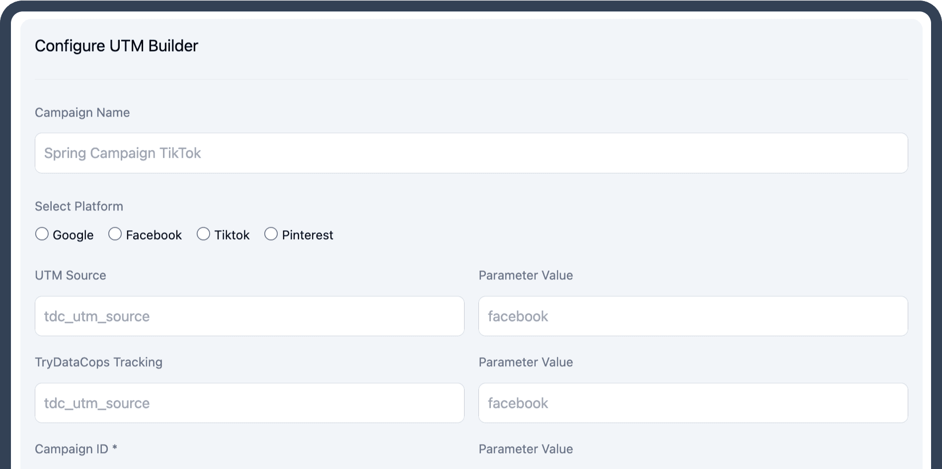 UTM Builder