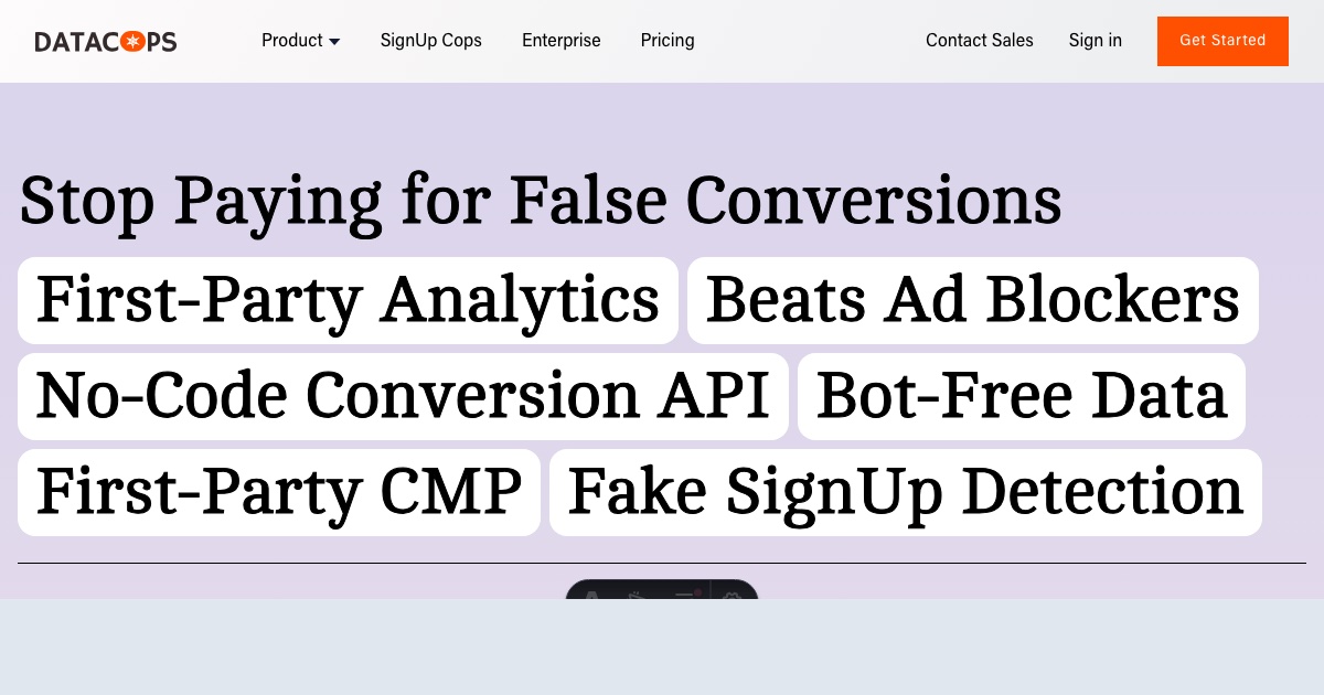 DataCops targets blocked tracking with first-party conversion data